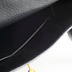 Hermes Kelly 28 Togo Black T Stamp