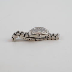 Rolex Lady Datejust 26 Dark Grey Dial with Aftermarket Diamonds