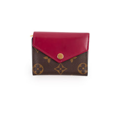 Louis Vuitton Zoe Wallet Monogram Fuschia