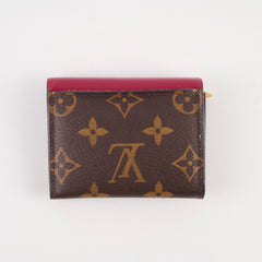 Louis Vuitton Zoe Wallet Monogram Fuschia