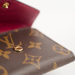 Louis Vuitton Zoe Wallet Monogram Fuschia