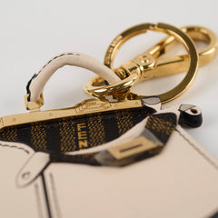 Fendi Peekaboo Charm Biege