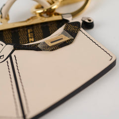 Fendi Peekaboo Charm Biege