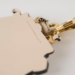 Fendi Peekaboo Charm Biege