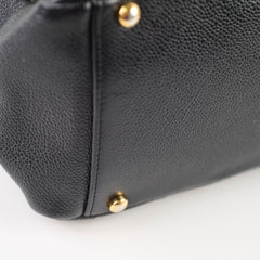 Chanel Petite Timeless Tote PTT Black Caviar GHW