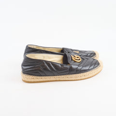 Gucci GG Marmont Espadrilles Black - Size 38