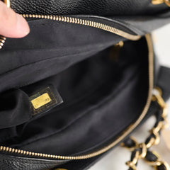 Chanel Petite Timeless Tote PTT Black Caviar GHW