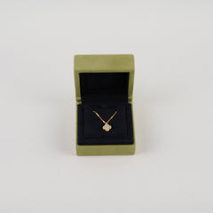 Van Cleef & Arpels Sweet Alhambra Mother of Pearl MOP Necklace Yellow Gold