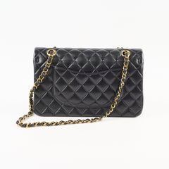 Chanel Lambskin Medium Classic Flap Black
