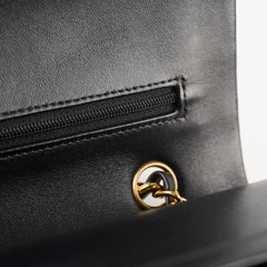 Chanel Lambskin Medium Classic Flap Black