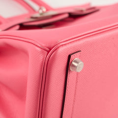 Hermes Birkin 30 Rose Azalea Y Stamp