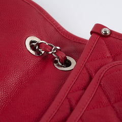 Chanel Caviar French Riviera Seasonal Flap Red