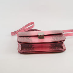 Celine Medium Box Bag Lizard Pink