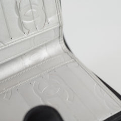 Chanel Cambon Wallet Black Silver
