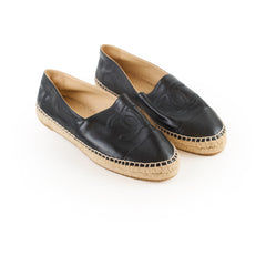 Chanel CC Espadrilles Lambskin Black - Size 40