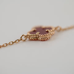 Van Cleef & Arpels Van Cleef and Arpels Sweet Alhambra Carnelian Bracelet