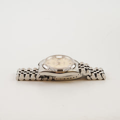 Rolex Datejust 36mm Stainless Steel/ White Gold Watch with Diamonds