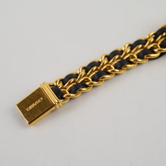 Chanel Premiere L Black/Gold Watch