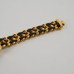Chanel Premiere L Black/Gold Watch