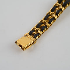 Chanel Premiere L Black/Gold Watch