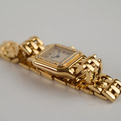 Cartier Vintage Panthere Small 18k Yellow Gold with Diamonds