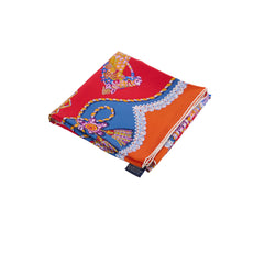 Hermès 90x90 Orange/Red Scarf