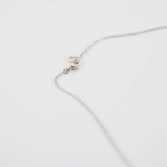 Bulgari Diamond Pendant Necklace 18K White Gold
