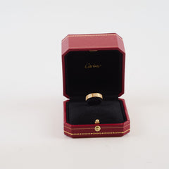 Cartier Classic Love Yellow Gold Pave Size 53 Ring