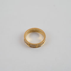 Cartier Classic Love Yellow Gold Pave Size 53 Ring