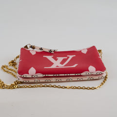 Louis Vuitton Double Zip Pochette Pink