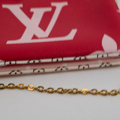 Louis Vuitton Double Zip Pochette Pink