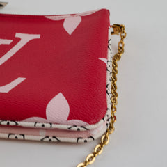 Louis Vuitton Double Zip Pochette Pink