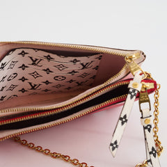 Louis Vuitton Double Zip Pochette Pink