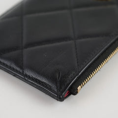 Chanel 19 Slim Vertical Black Pouch