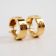 Cartier classic Cartier Love hoop earrings in 18k yellow gold