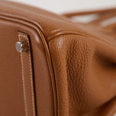 Hermès Birkin 30 Gold PHW - H Square