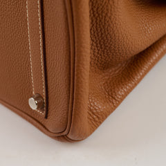 Hermès Birkin 30 Gold PHW - H Square