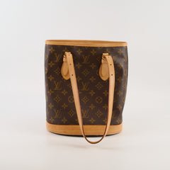 Louis Vuitton Petit Bucket Tote Monogram with Pouch