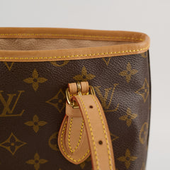 Louis Vuitton Petit Bucket Tote Monogram with Pouch