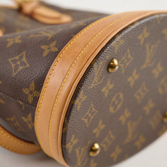 Louis Vuitton Petit Bucket Tote Monogram with Pouch