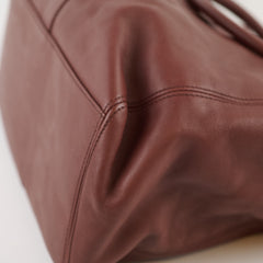 Chanel Vintage CC Turnlock Tote Brown