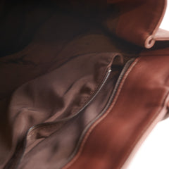 Chanel Vintage CC Turnlock Tote Brown