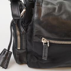Prada Easy Tessuto Black Shoulder Bag