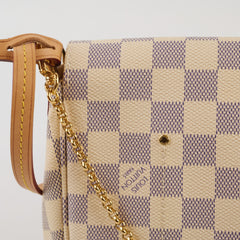 Louis Vuitton PM Favourite Damier Azure flap