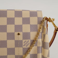 Louis Vuitton PM Favourite Damier Azure flap