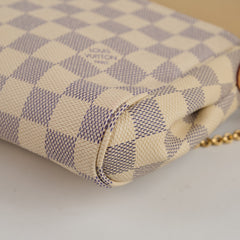 Louis Vuitton PM Favourite Damier Azure flap
