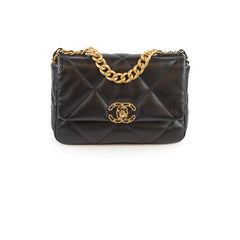 Chanel 19 Lambskin Small Black