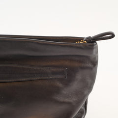 Prada Zip Clutch Nappa Leather Black