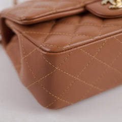Chanel Mini Rectangular Caramel Lambskin