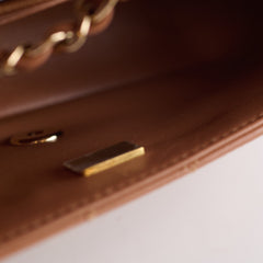 Chanel Mini Rectangular Caramel Lambskin